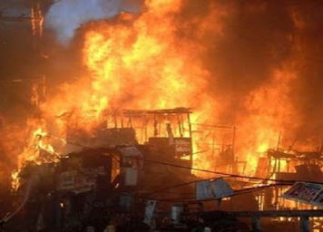 Fierce fire, elderly woman burnt alive, 7 houses also in Chidgaon, Himachal