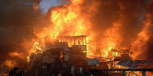 Fierce fire, elderly woman burnt alive, 7 houses also in Chidgaon, Himachal